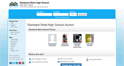Desktop Screenshot of glenbardwesthighschool.org