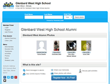 Tablet Screenshot of glenbardwesthighschool.org
